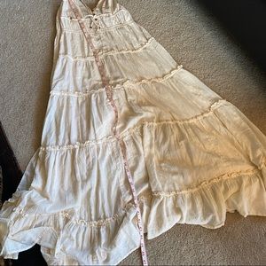 Dress, Boho/Beach Waves/Vibes Maxi Halter Ivory